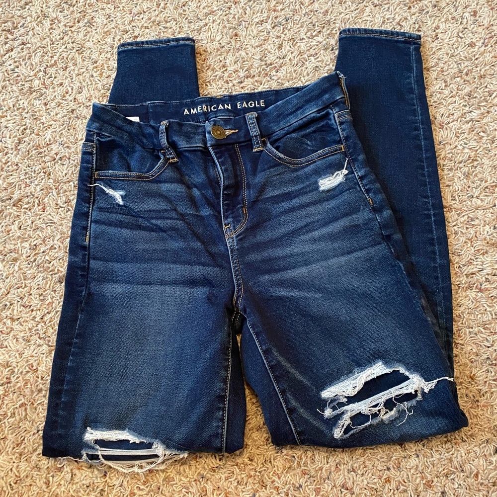 American Eagle Curvy Hi Rise Jeans